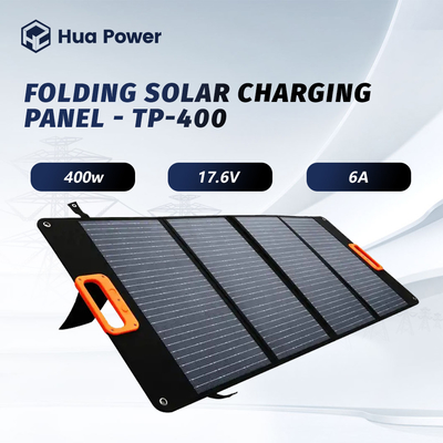 400W折りたたむ太陽光パネル ポリエステル製 単結晶型 携帯型太陽光充電パネル 12ヶ月保証